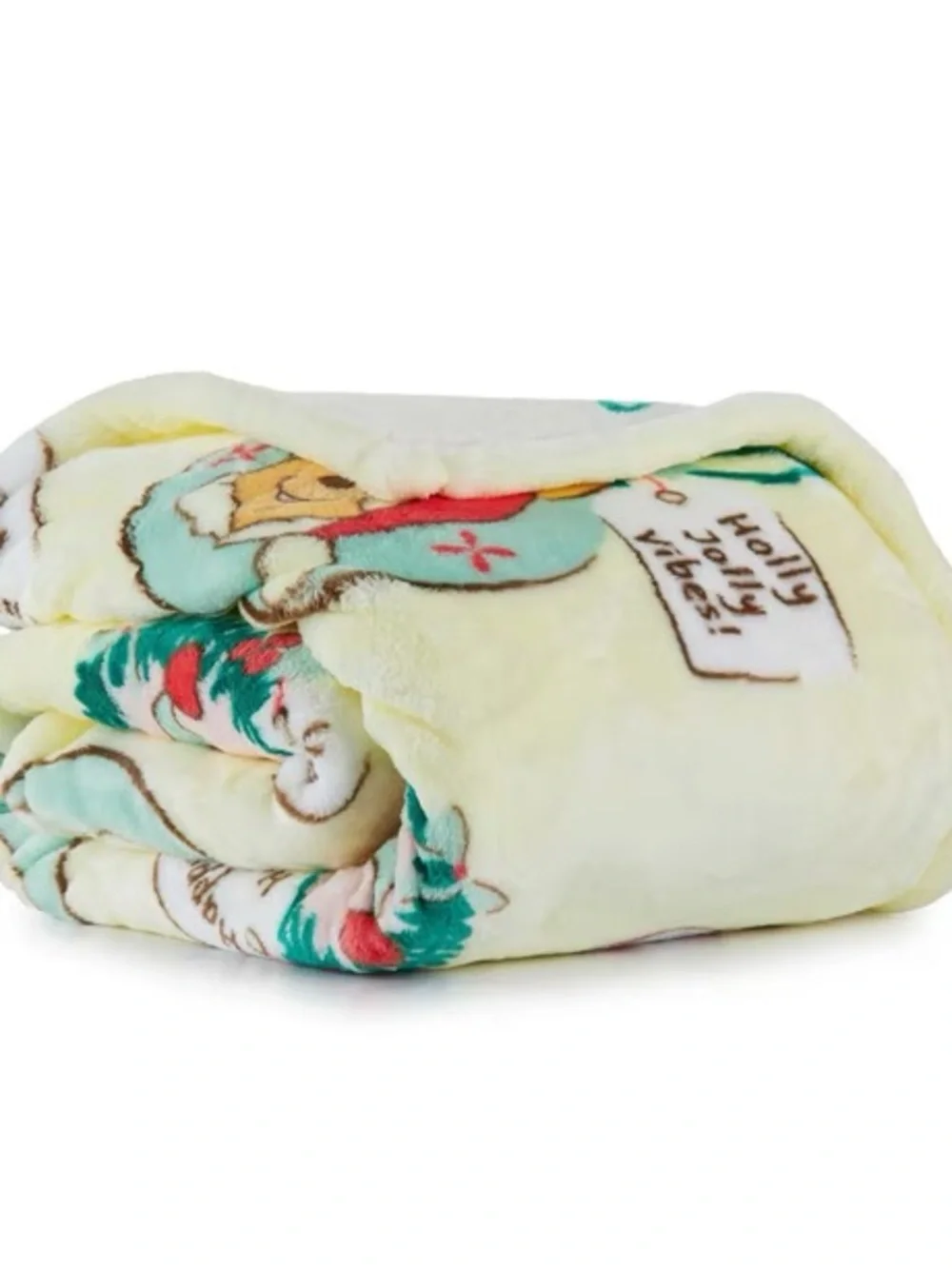 Winnie the Pooh Licensed Christmas Holiday Silk Touch Throw Blankets, 60